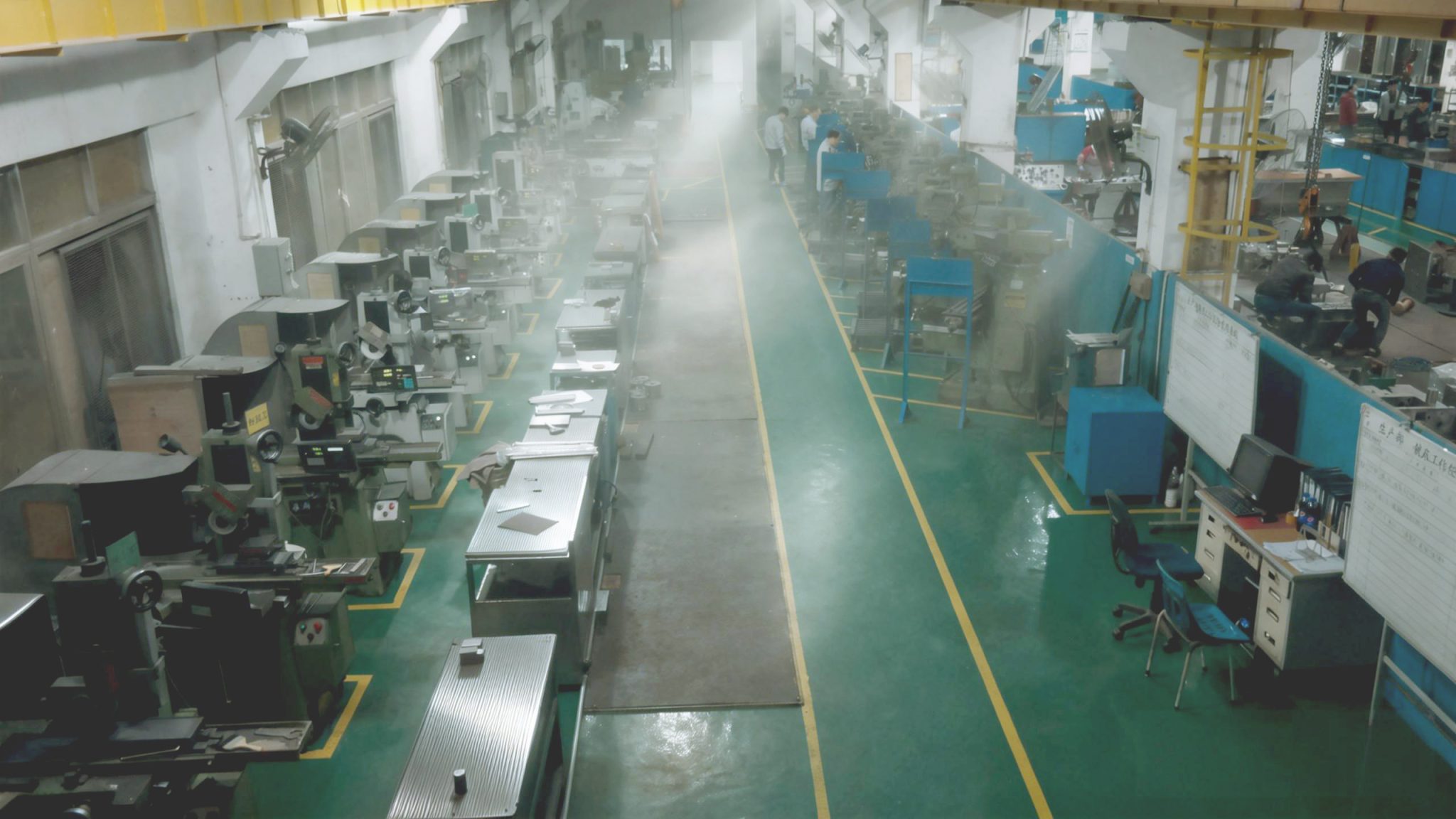 drilling machines, milling machines, lathes